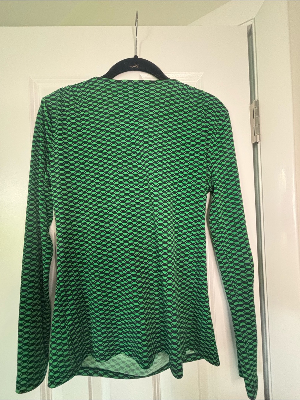 MICHAEL Michael Kors Embellished Draped Blouse Green - Picture 2 of 5